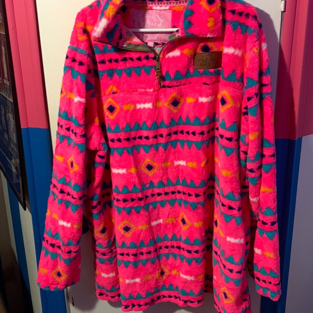 Aztec Sherpa Pullover